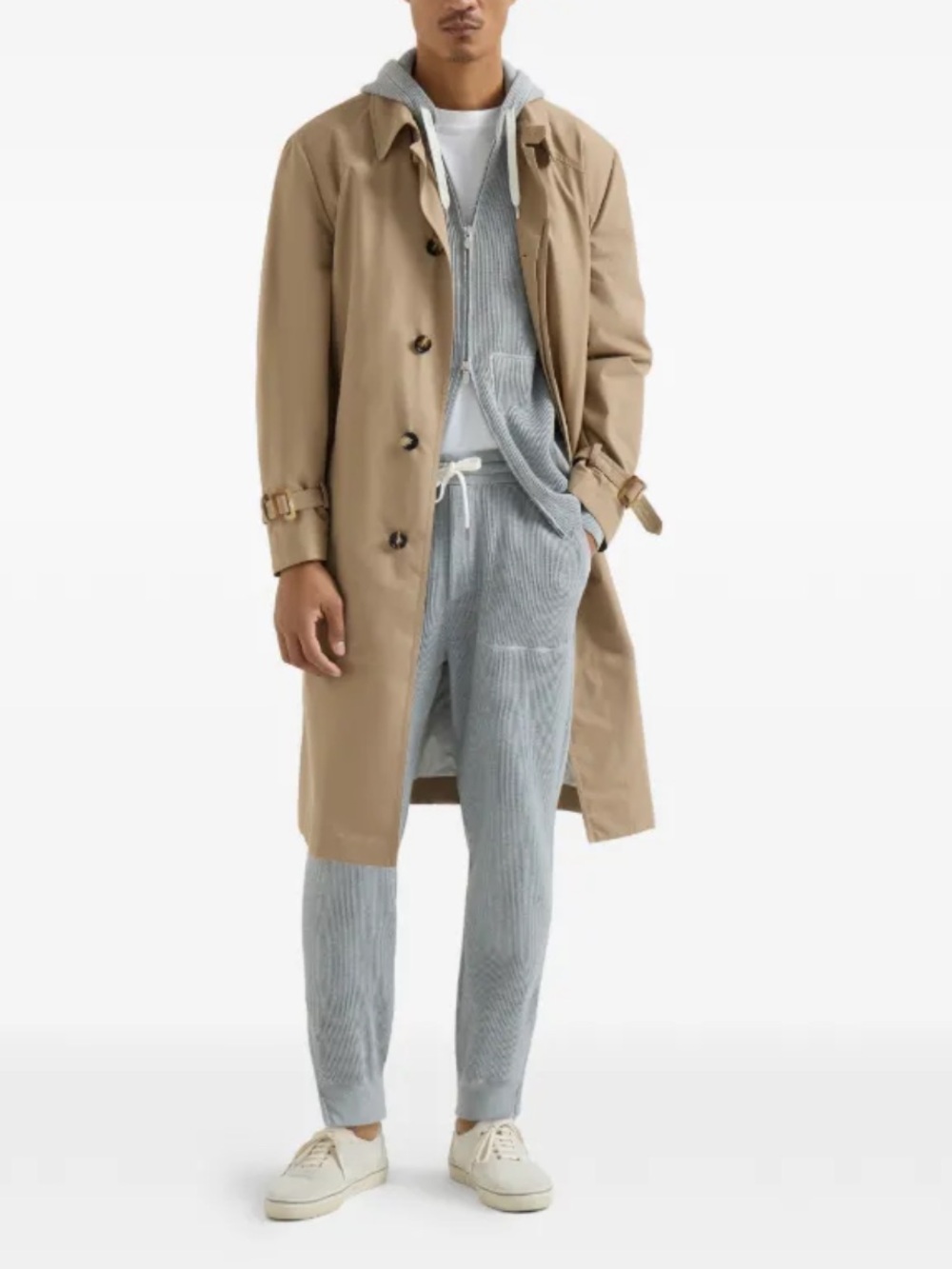 BRUNELLO CUCINELLI Luxe Fisherman Soft Knit Jogger Pants Sz S NWT $2,700!!
